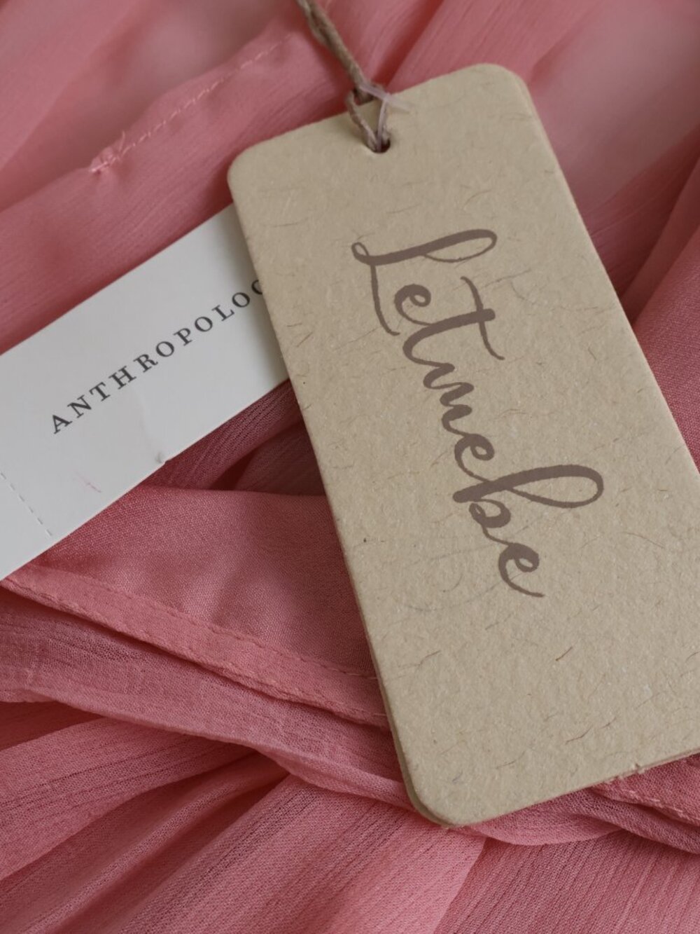 Anthropologie Let Me Be Long Sleeve Ruffle Mini Dress Tiered Flowy Sz Small NWT - Picture 5 of 7